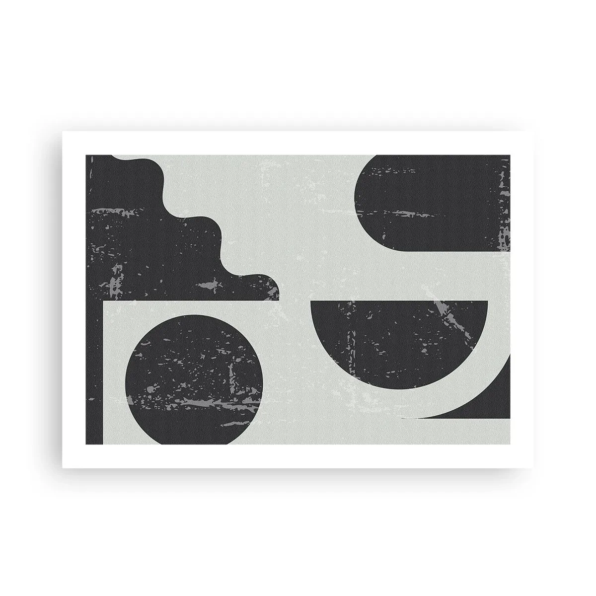 Plakat - Kompozycja ponad i pod - 70x50 cm