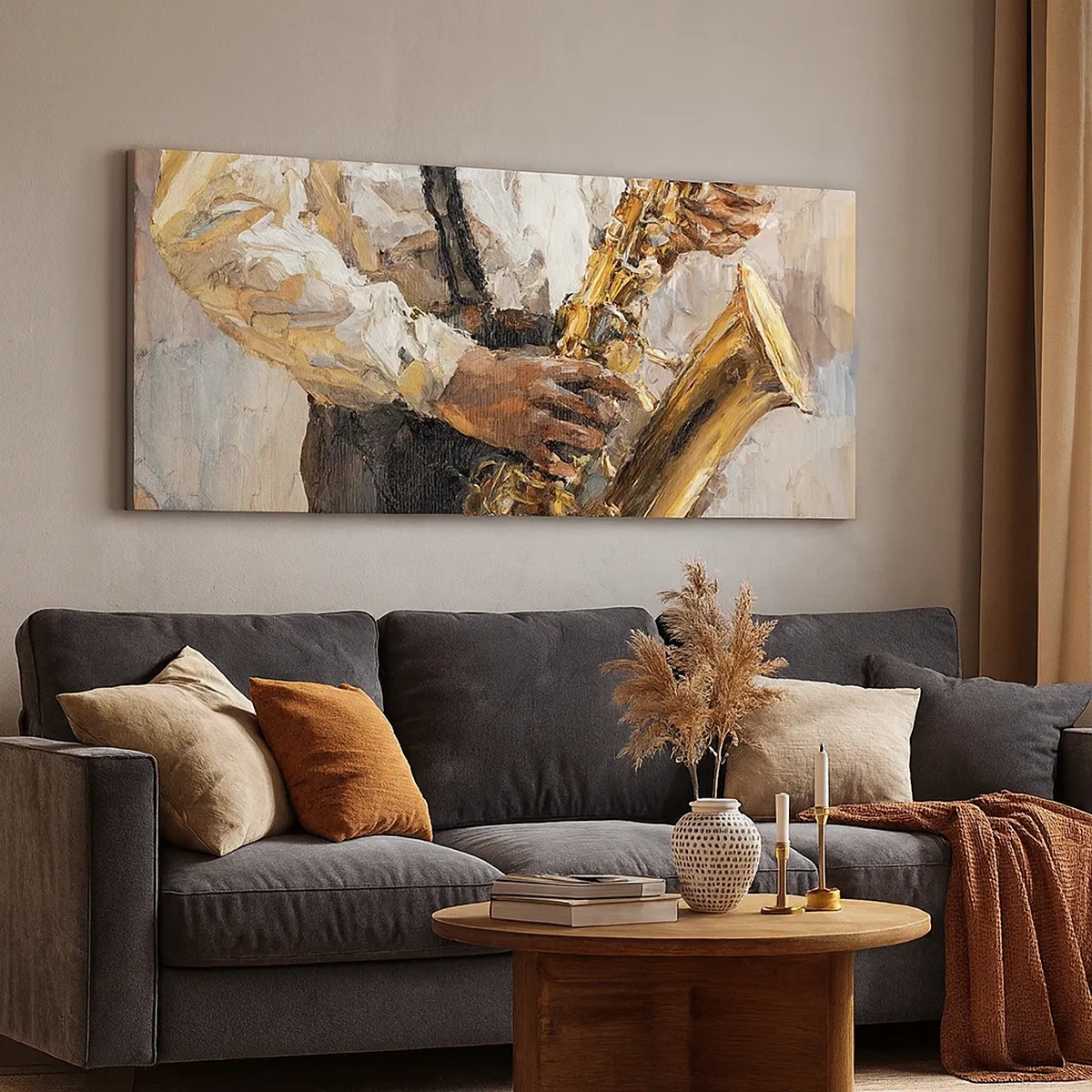 Obraz na płótnie - Czas na solo - 30x30 cm