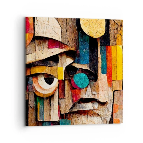 Obraz na płótnie - Widzę cię… - 70x70 cm