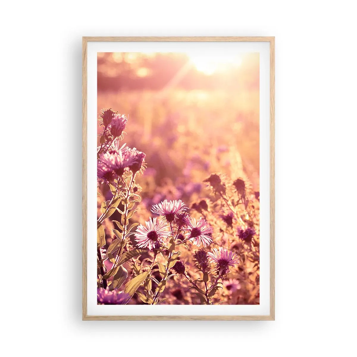 Plakat w ramie jasny dąb - Przed odejściem lata - 61x91 cm