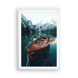 Plakat w białej ramie - Jak na szkle malowane - 61x91 cm