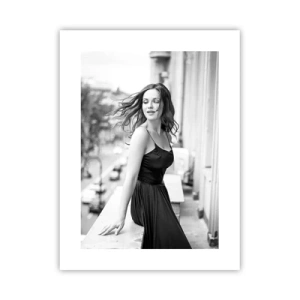 Plakat - Z pewnością paryżanka - 30x40 cm