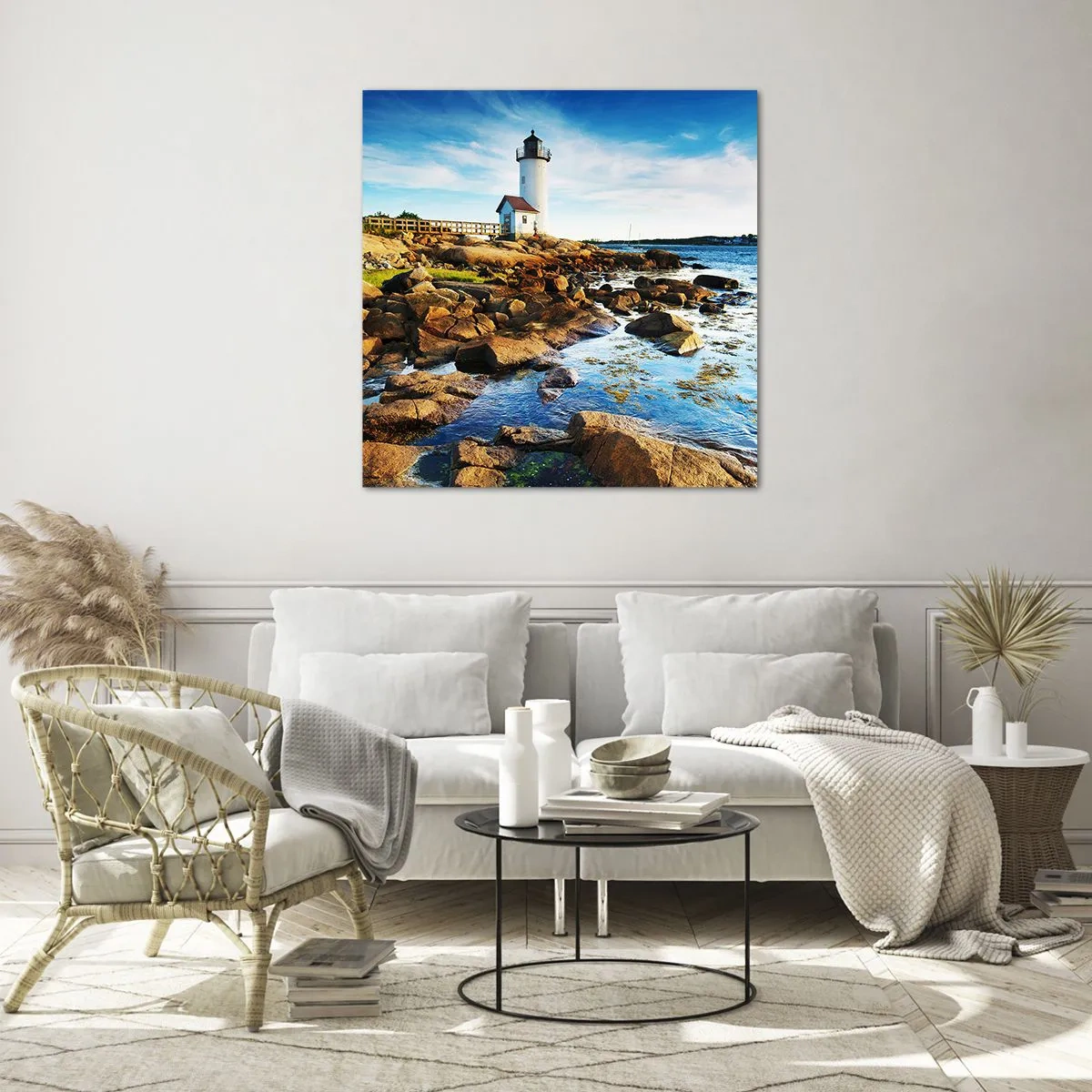 Obraz na szkle - Wracajcie szczęśliwie, czekam - 70x70 cm