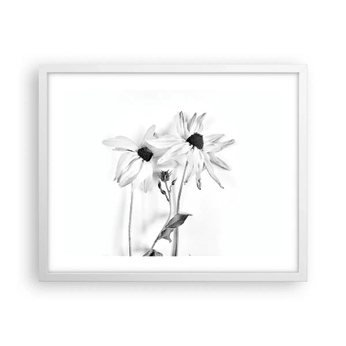 Plakat w białej ramie - Nikt nie chce być sam - 50x40 cm