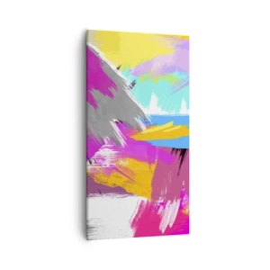 Obraz na płótnie - Maz, maz, maz jeszcze raz - 55x100 cm