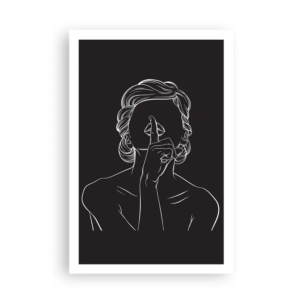 Plakat - Piękno rozkwita w ciszy - 61x91 cm