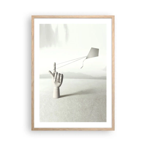 Plakat w ramie jasny dąb - Próba sił - 50x70 cm