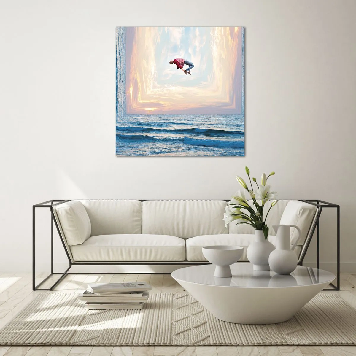 Obraz na szkle - Do innego wymiaru - 70x70 cm