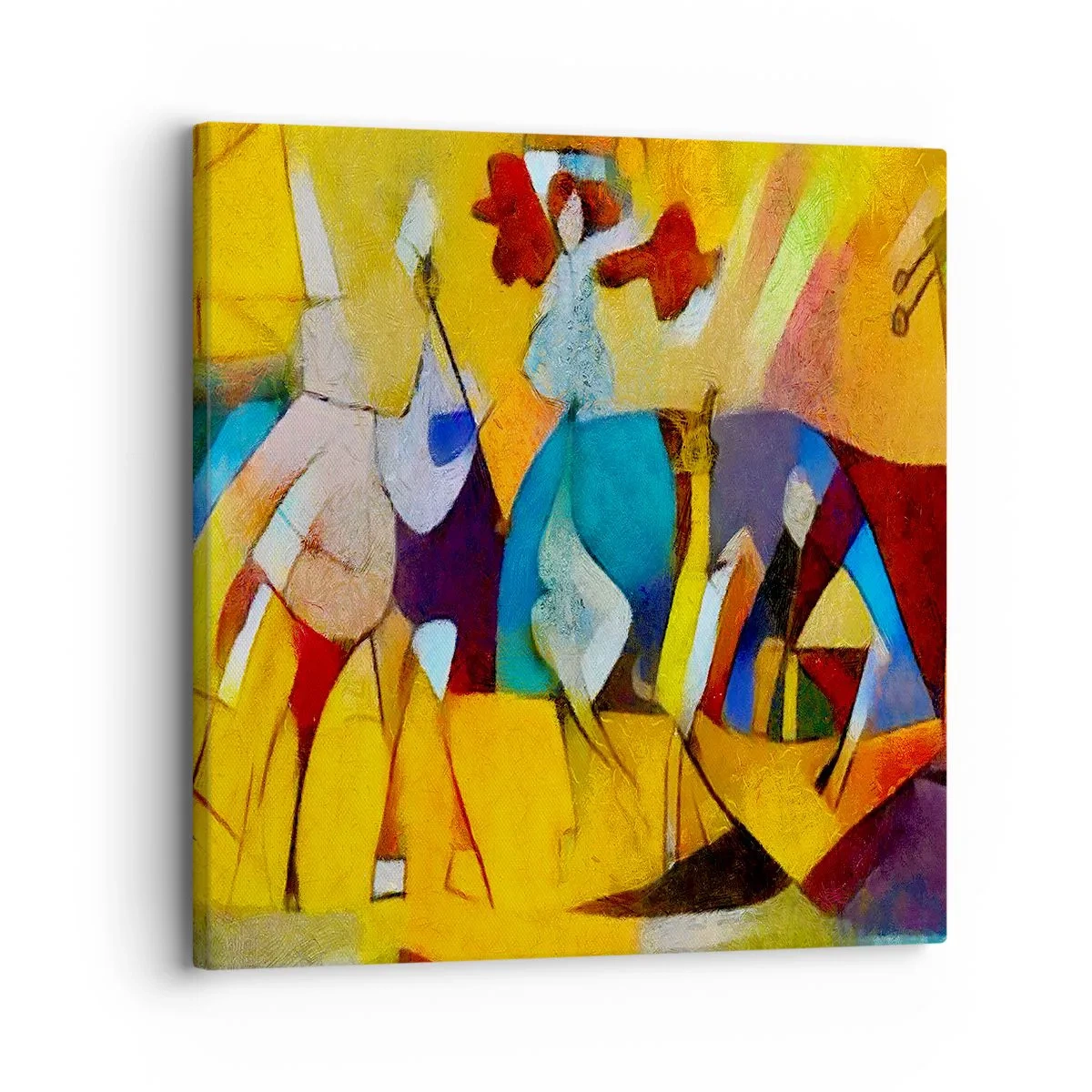 Obraz na płótnie - Słońce - życie - radość - 30x30 cm