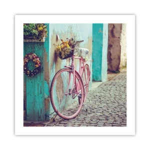 Plakat - Zaraz wracam - 50x50 cm