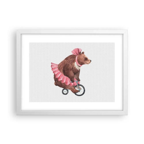 Plakat w białej ramie - Ale cyrk! - 40x30 cm