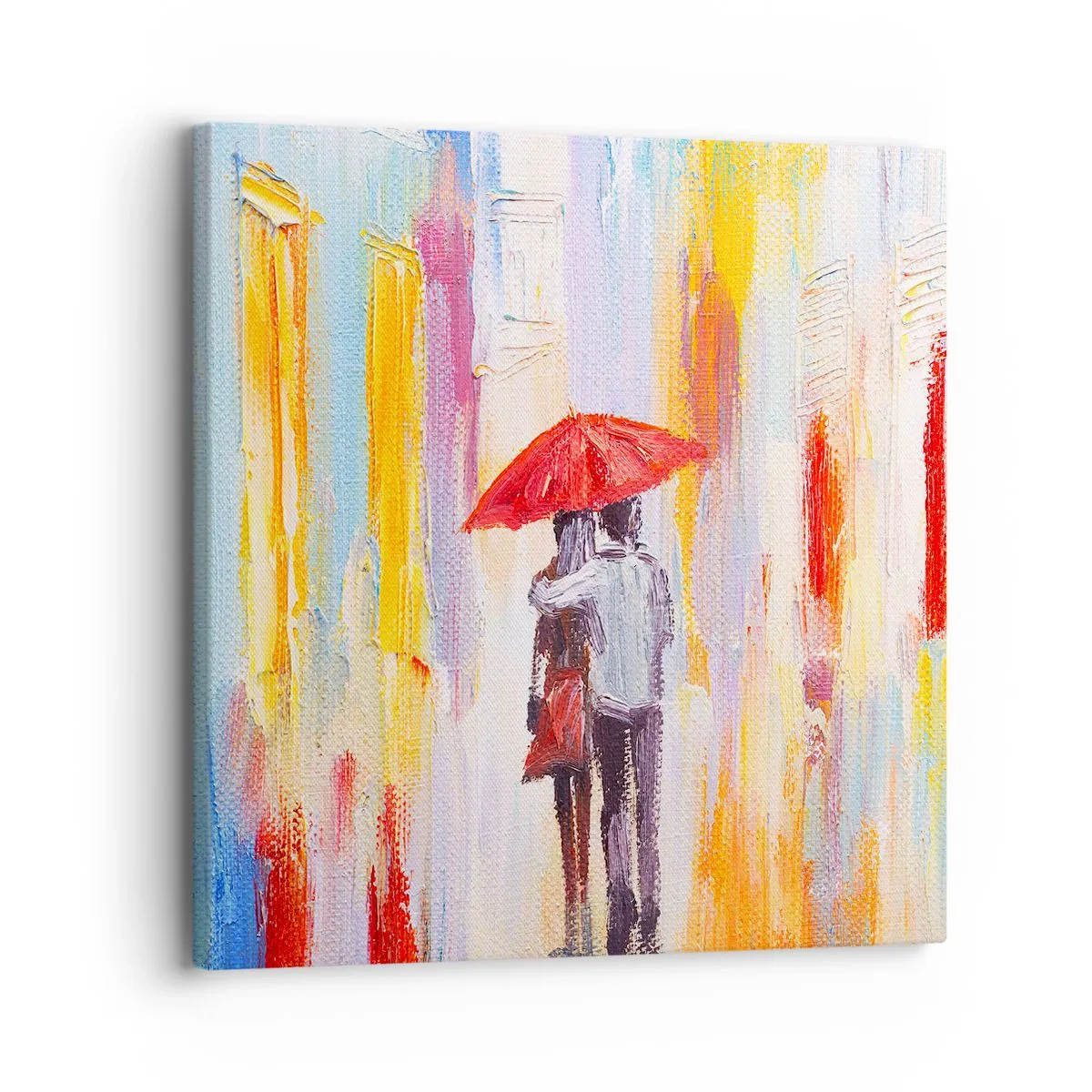 Obraz na płótnie - Niech pada dalej - 30x30 cm