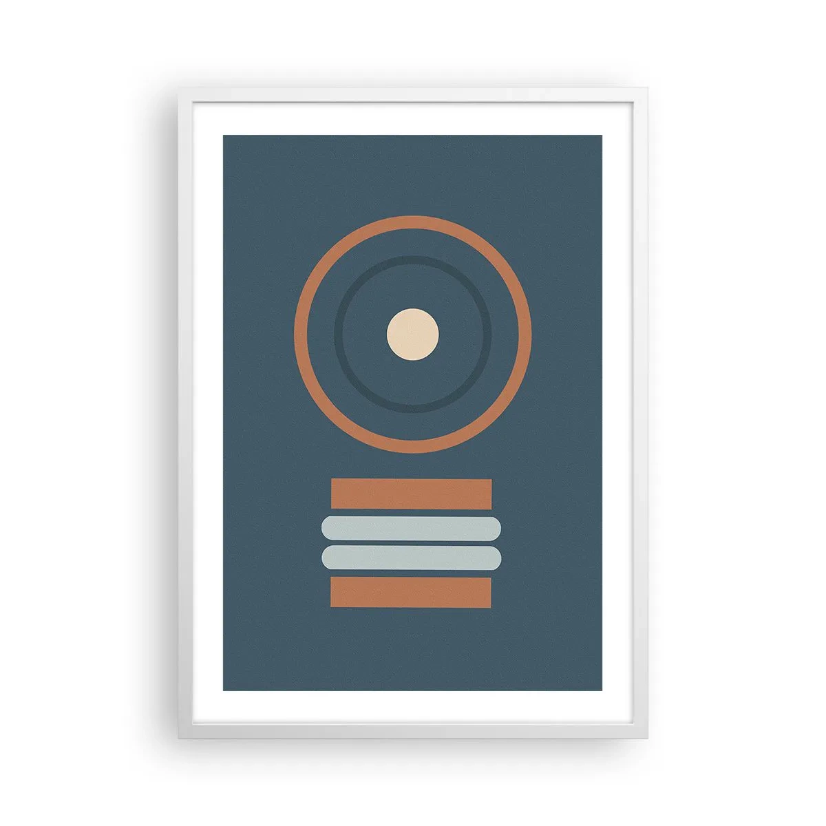 Plakat w białej ramie - Istota rzeczy - 50x70 cm