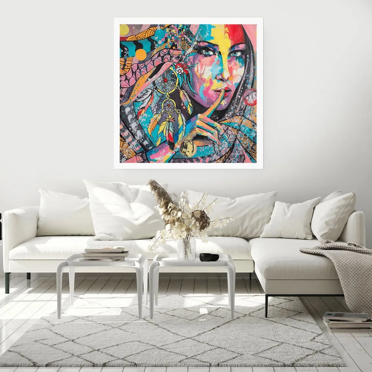 Plakat - Milcz, aż zrozumiesz - 60x60 cm