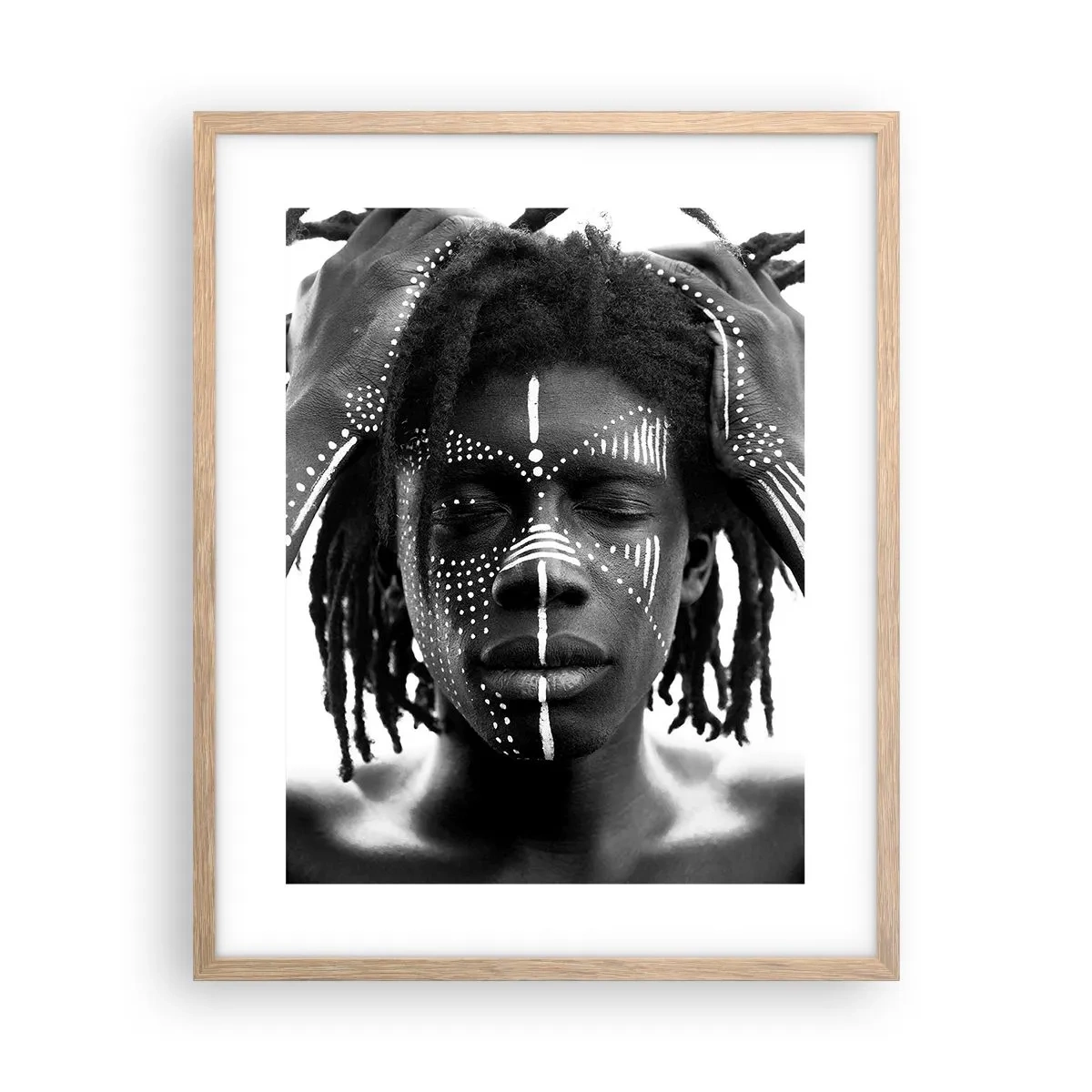 Plakat w ramie jasny dąb - Gdzie jesteś? - 40x50 cm