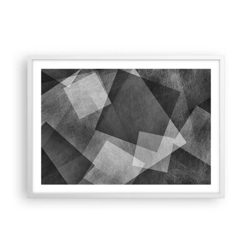 Plakat w białej ramie - Odwieczny symbol trwałości i porządku - 70x50 cm