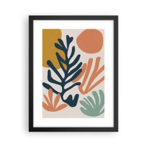 Plakat w czarnej ramie - Koralowe morza - 30x40 cm