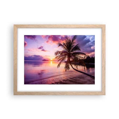 Plakat w ramie jasny dąb - Błogość aż po horyzont - 40x30 cm