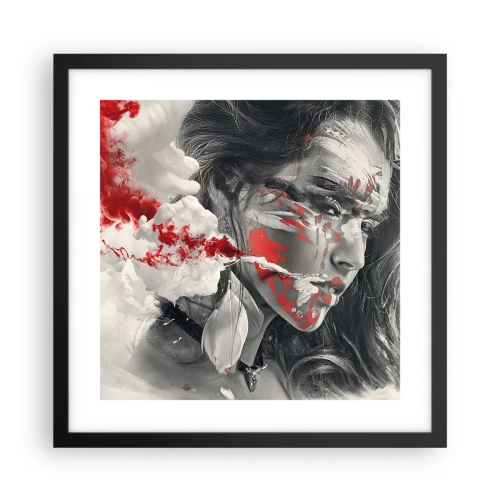 Plakat w czarnej ramie - W oparach absurdu - 40x40 cm
