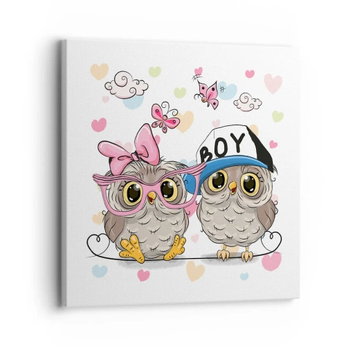 Obraz na płótnie - Kochajmy się! - 30x30 cm