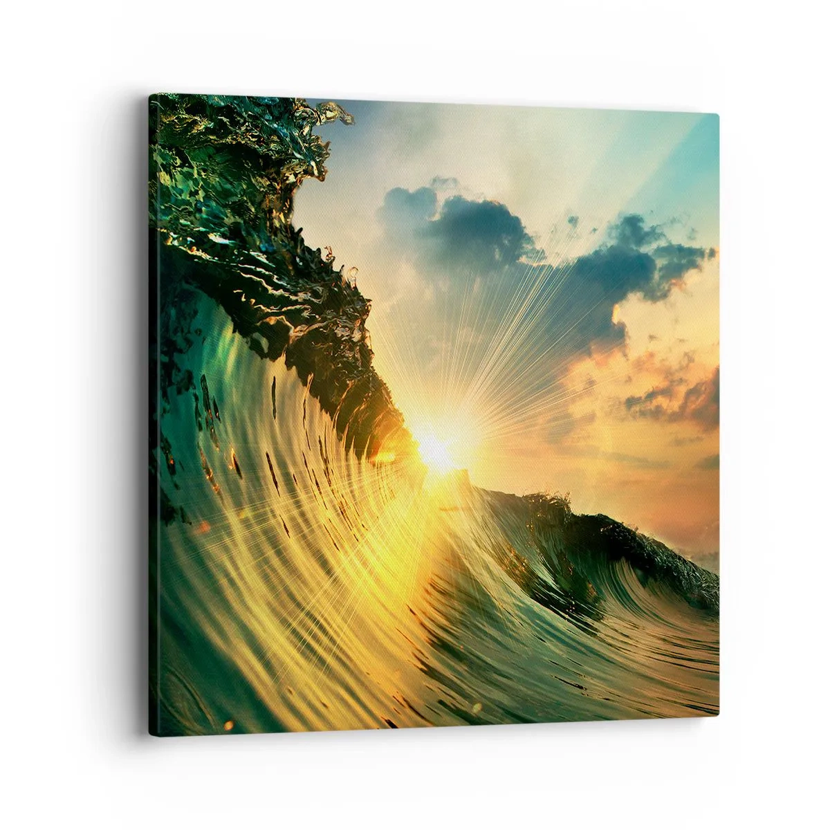 Obraz na płótnie - Surferze, gdzie jesteś? - 40x40 cm