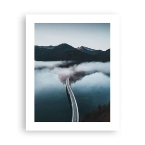 Plakat - Nad wodą gładką jak lustro - 40x50 cm