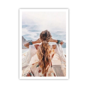 Plakat - W drodze ku szczęściu - 70x100 cm