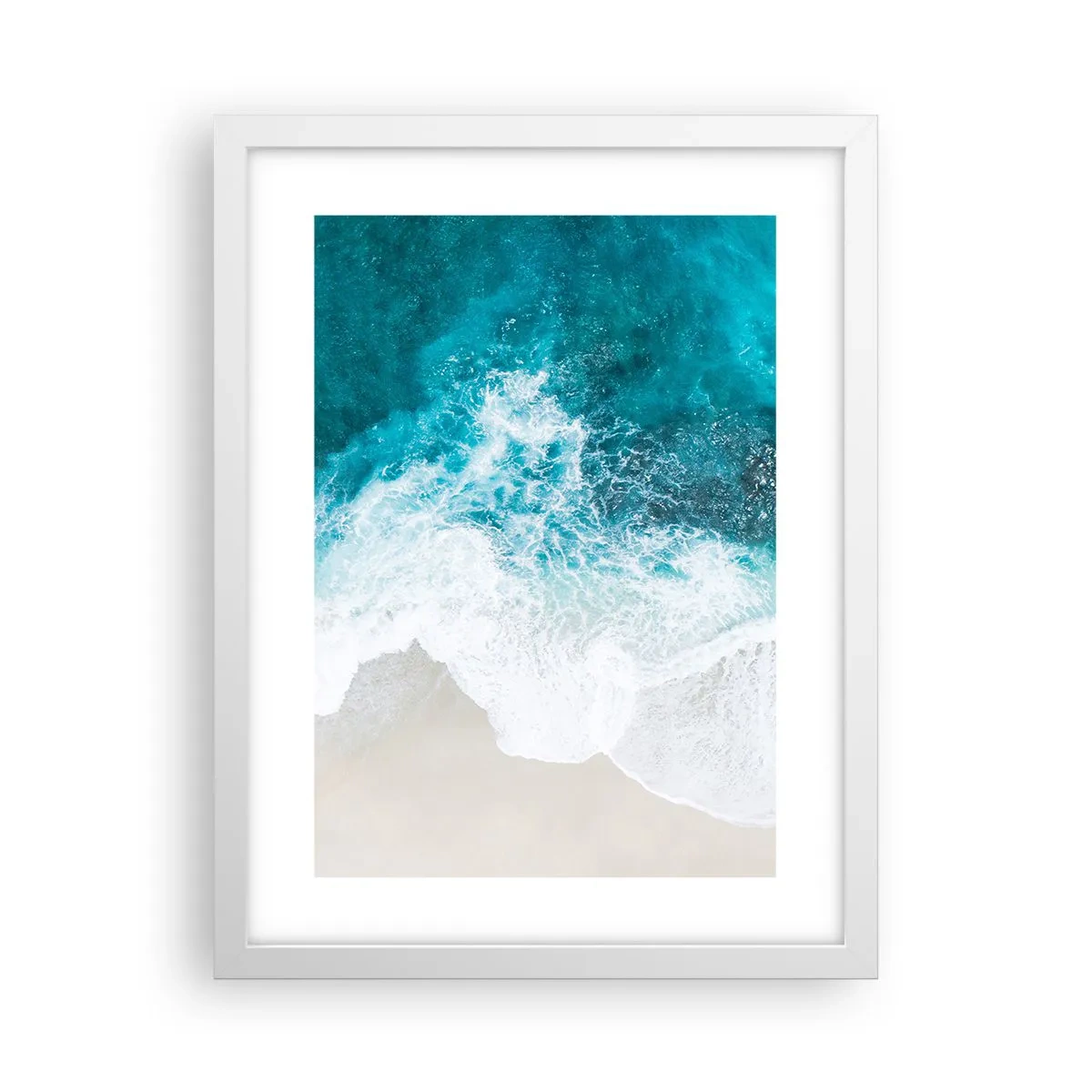 Plakat w białej ramie - Naturalna pieszczota - 30x40 cm