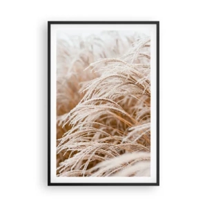 Plakat w czarnej ramie - Pokłon jesiennemu słońcu - 61x91 cm