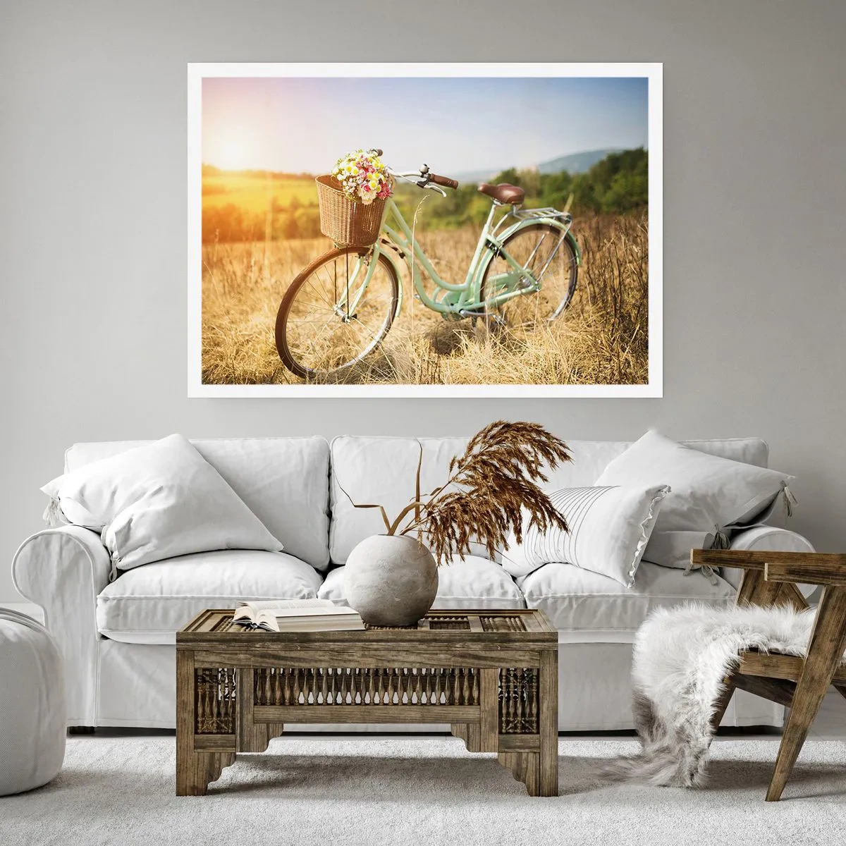 Plakat - Zostanę tu chwilę - 70x50 cm