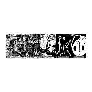Fototapeta Próbka Samoprzylepna Deluxe Sticker - Duchowej młodości prawa i radości - Graffiti, Sztuka, Nowoczesny Wzór - 100x30 cm