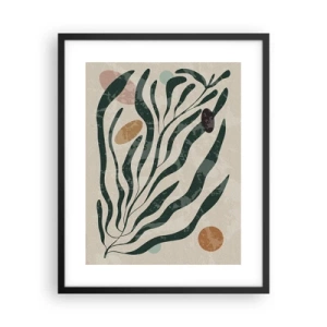 Plakat w czarnej ramie - Pośród zieleni - 40x50 cm