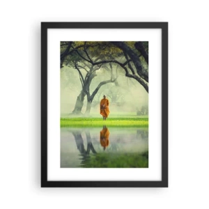 Plakat w czarnej ramie - W drodze do oświecenia - 30x40 cm