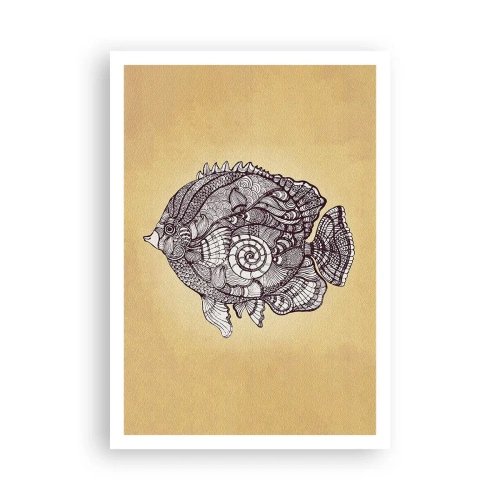 Plakat - Z oceanu ornamentów - 70x100 cm