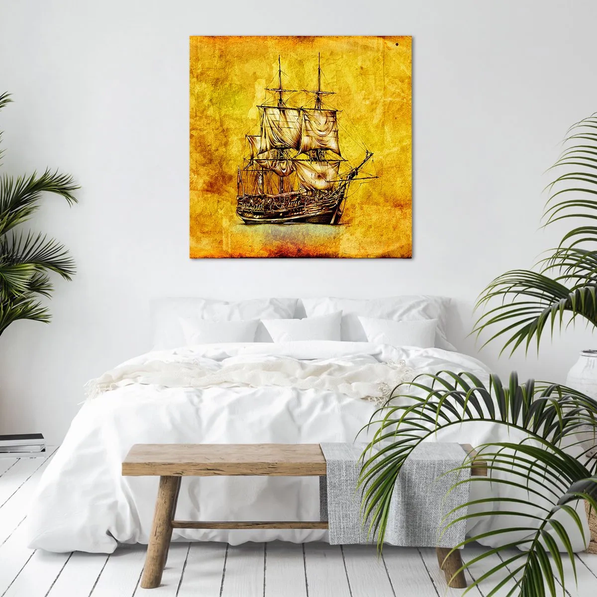 Obraz na płótnie - Kierunek Tortuga! - 50x50 cm