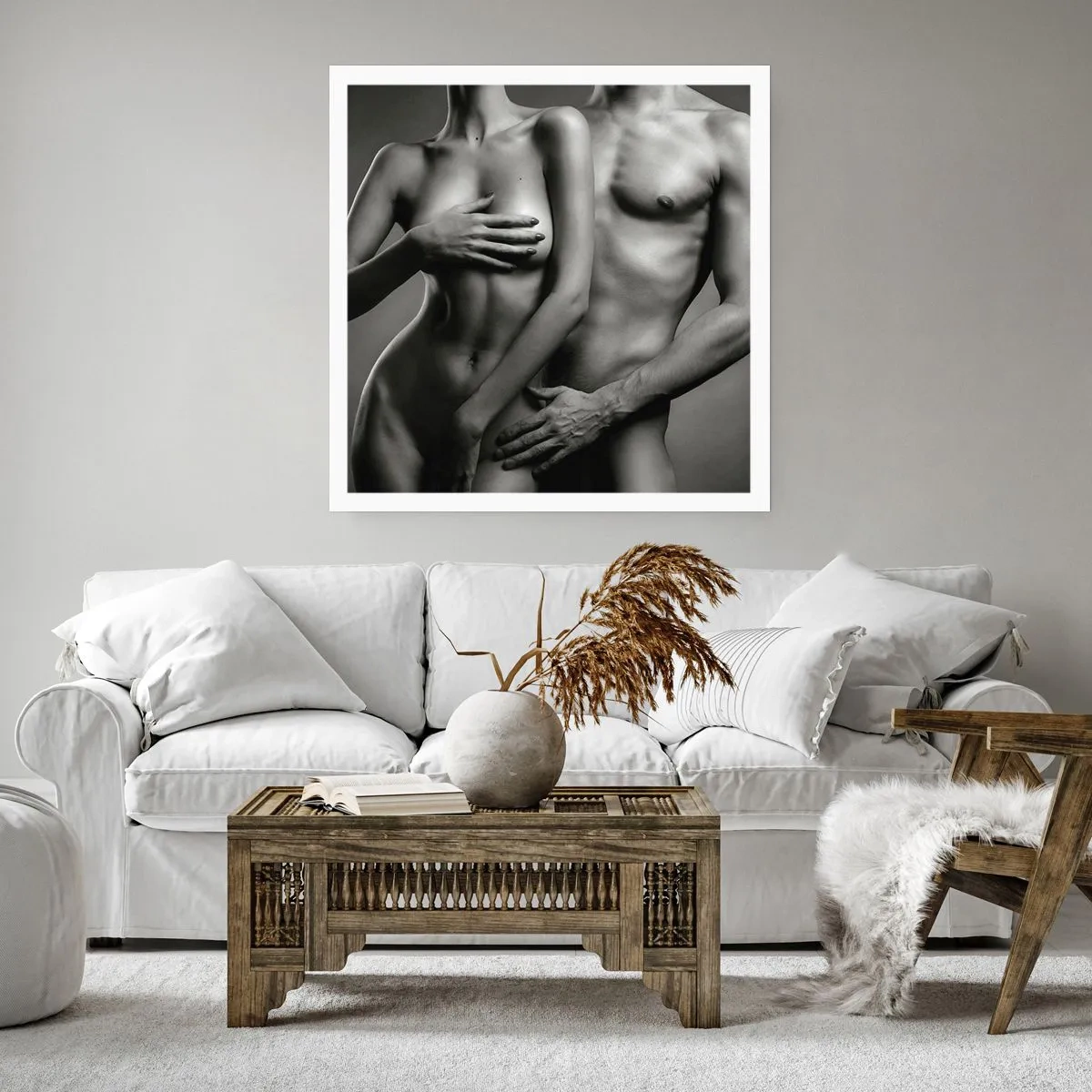 Plakat - Adam i Ewa - 60x60 cm