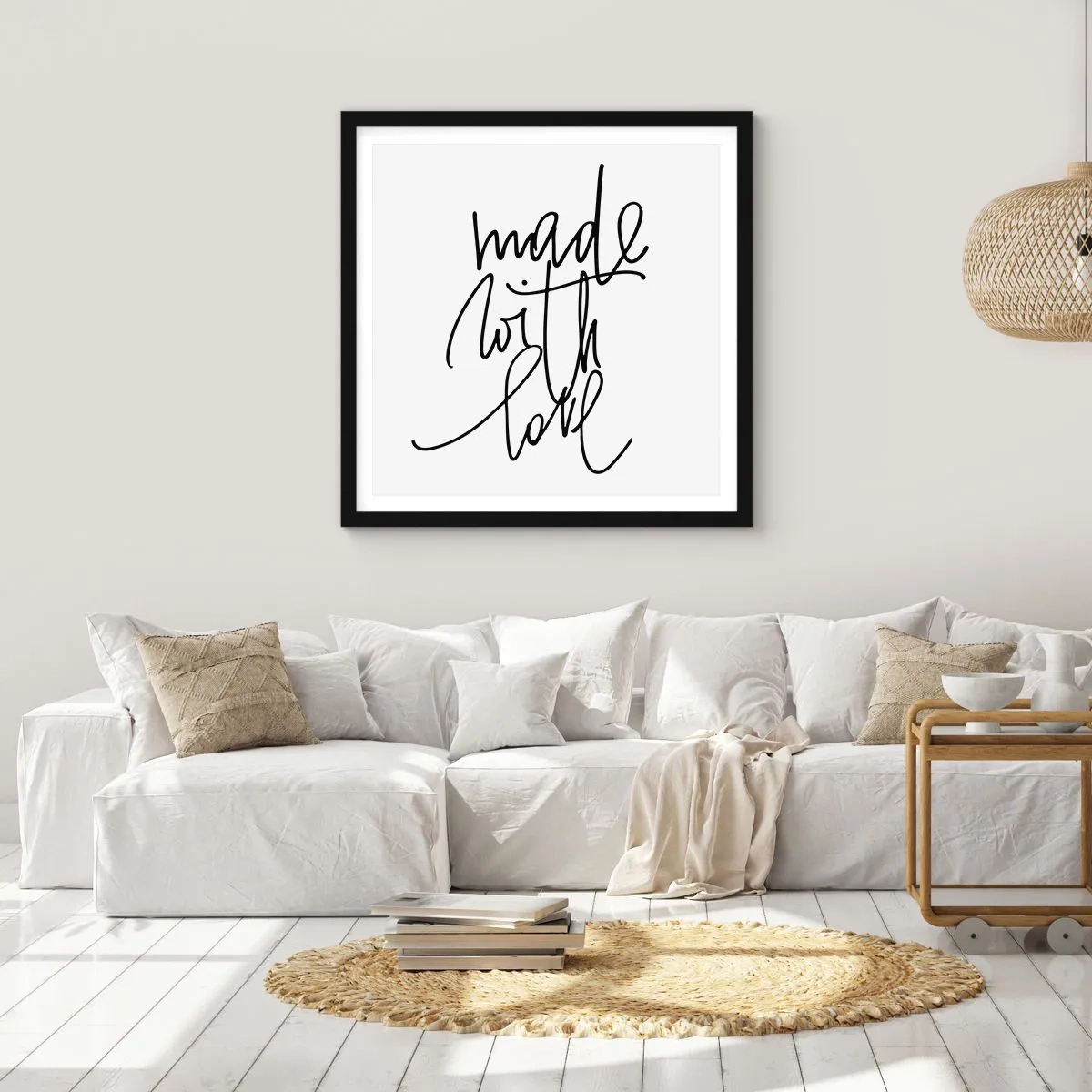 Plakat w czarnej ramie - Najlepsza marka - 60x60 cm