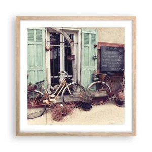 Plakat w ramie jasny dąb - Niech żyje prowincja - 50x50 cm