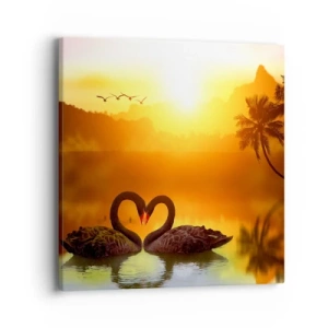 Obraz na płótnie - Wszystko do pary - 40x40 cm