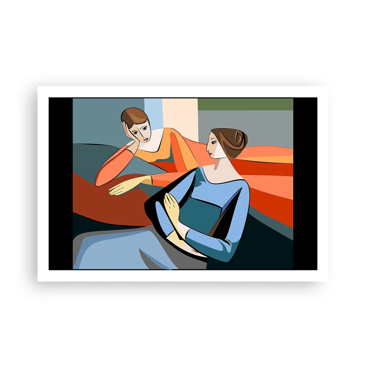 Plakat - Chwila zwierzeń - 91x61 cm