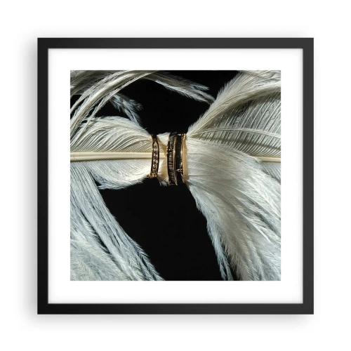 Plakat w czarnej ramie - ...i nie opuszczę Cię… - 40x40 cm