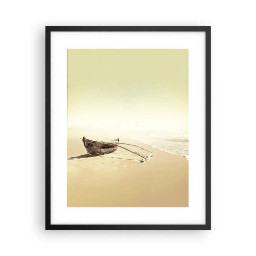 Plakat w czarnej ramie - Wspomnienie mórz południowych - 40x50 cm