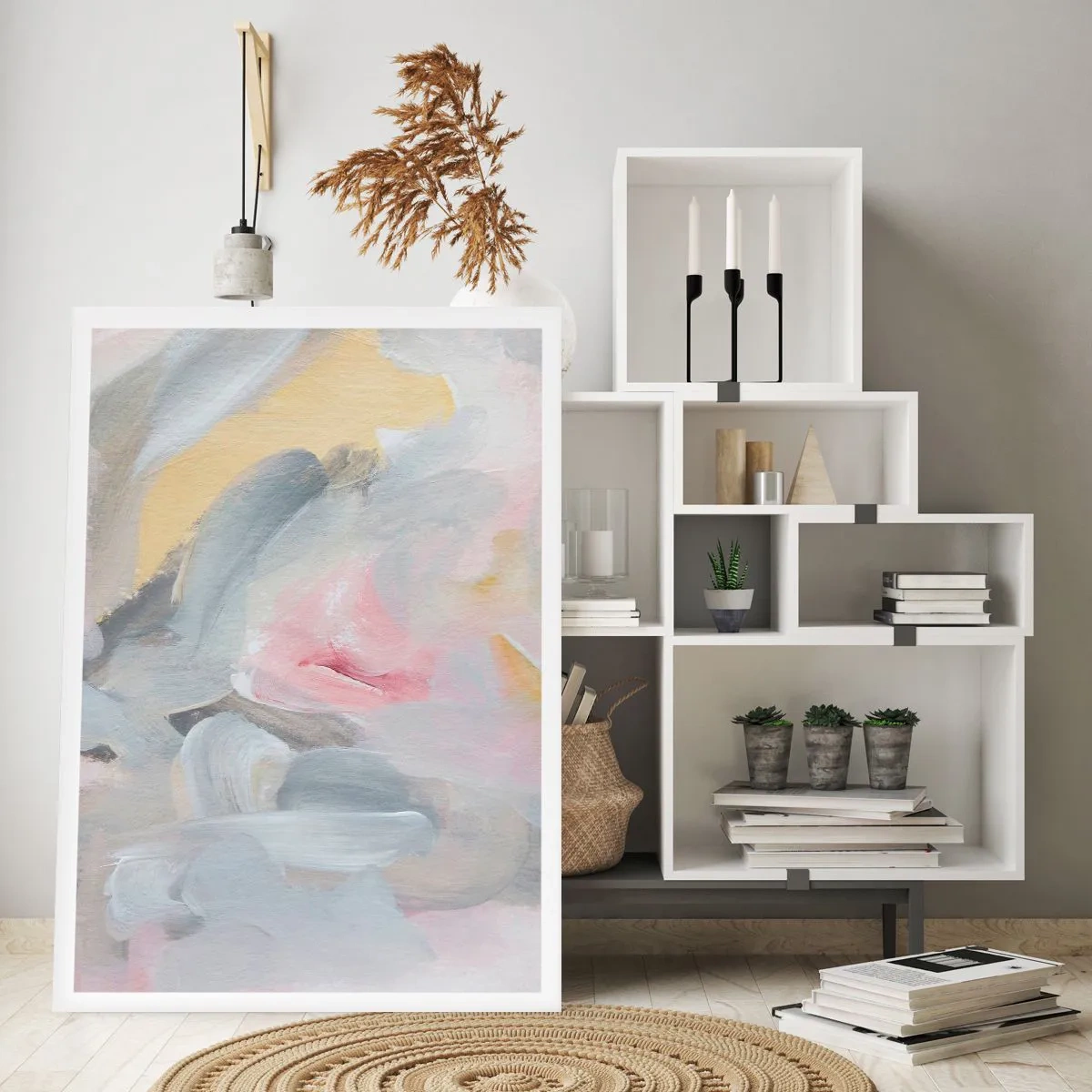 Plakat - W pastelowym świecie - 70x100 cm