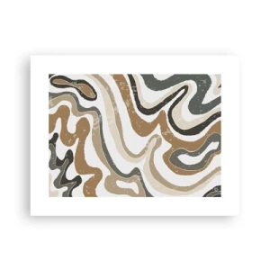 Plakat - Meandry barw ziemi - 40x30 cm