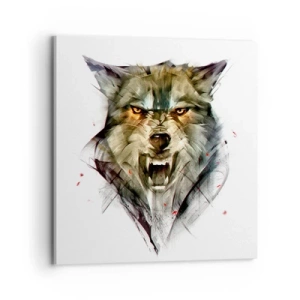 Obraz na płótnie - Ani kroku! - 70x70 cm