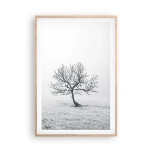 Plakat w ramie jasny dąb - Przeciw nicości - 61x91 cm