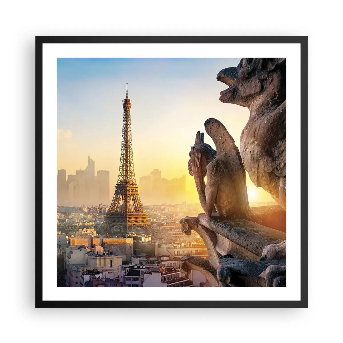 Plakat w czarnej ramie - Wiele się zmieniło… - 60x60 cm