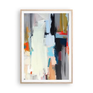 Plakat w ramie jasny dąb - Jest metoda? - 70x100 cm