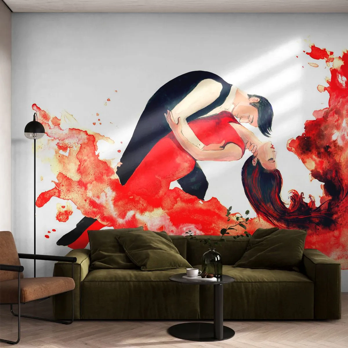 Fototapeta Standard Eco - Tango - zmysłowa fala - Taniec, Muzyka, Tancerze - 250x175 cm