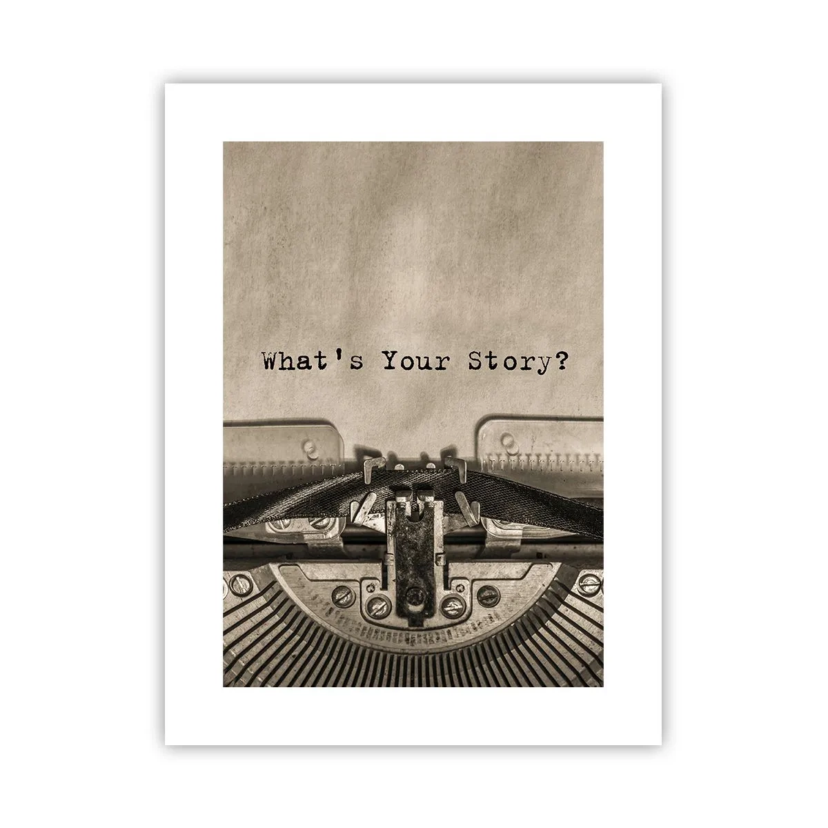 Plakat - Opowiedz mi - 30x40 cm